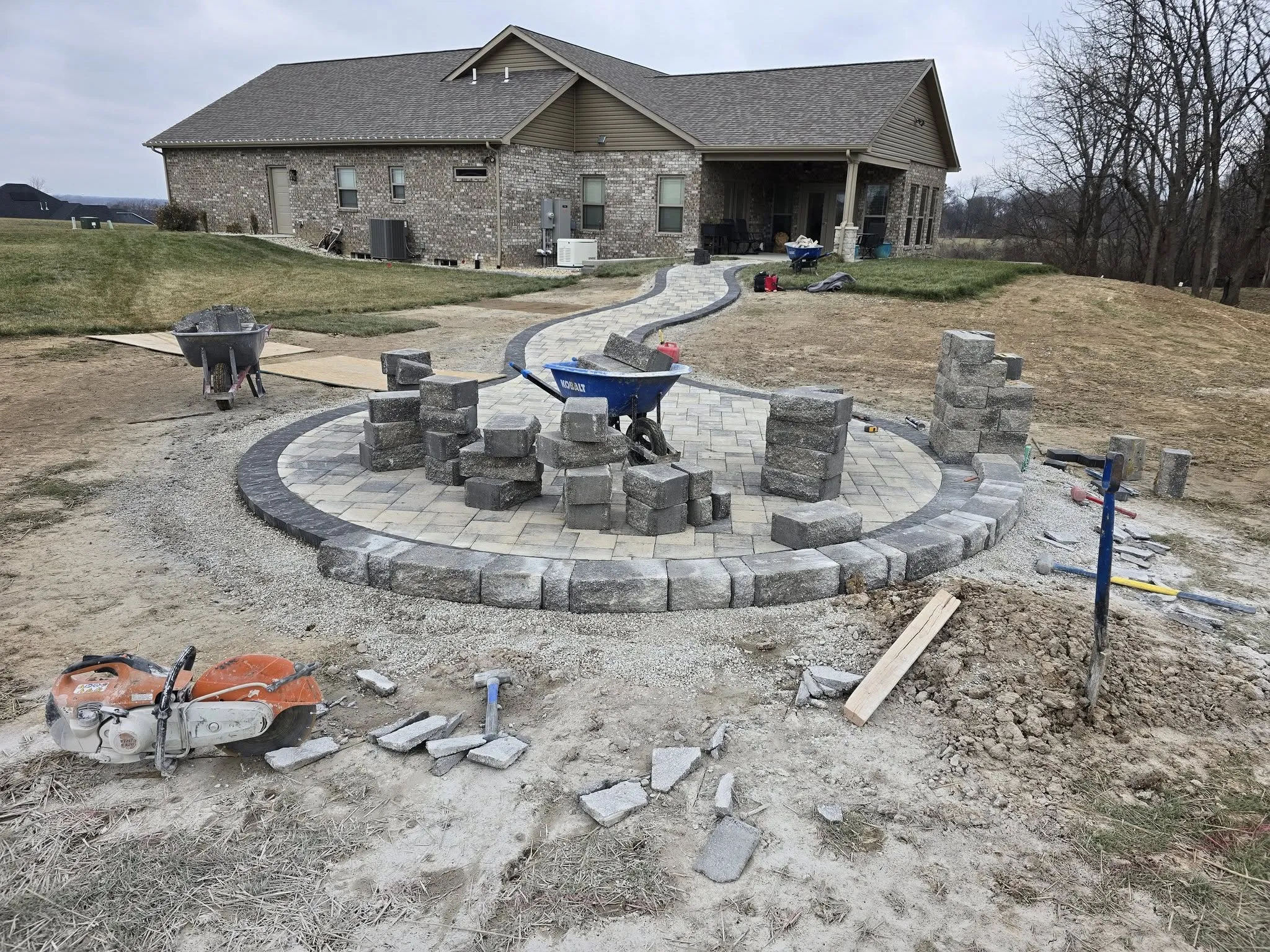 Outdoor Fireplaces by JS Lawn and Landscaping in the Metro East