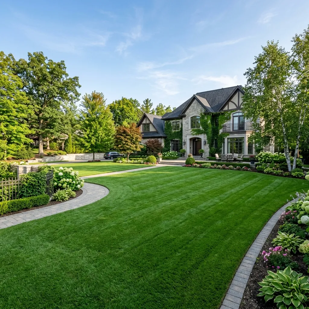 Lawn renovation and new sod installation